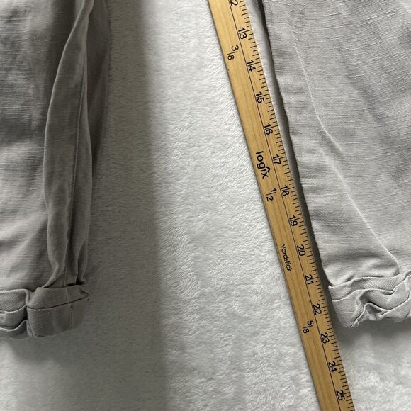 Wilfred Aritzia Allant Cropped Tie-waist Linen Blend Trousers Womens Sz 4 Pants - Picture 10 of 14